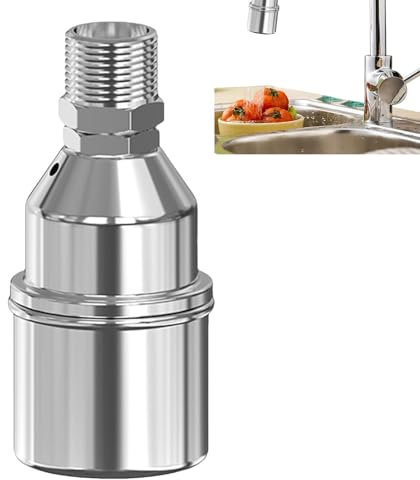 Schwimmerventil für Wassertank, Wasserlinienkontrolle Schwimmerventil | Edelstahl -Schwimmerventil Automatischer Wasserliniencontroller | Kleines Handwerkzeug schwimmender Automotion -Detektor für Tan