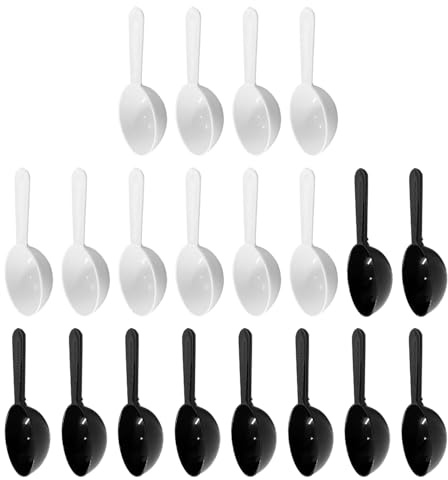 HDGSAFD 20 Morceaux De Cuillère À Mesurer en Plastique, Cuillère À Mesure De Dose 7 G, Cuillère À Flèche De Café Multifonctionnel, Cuillère À Mesure Réutilisable, Cuillère À Mélange De Cuisson.