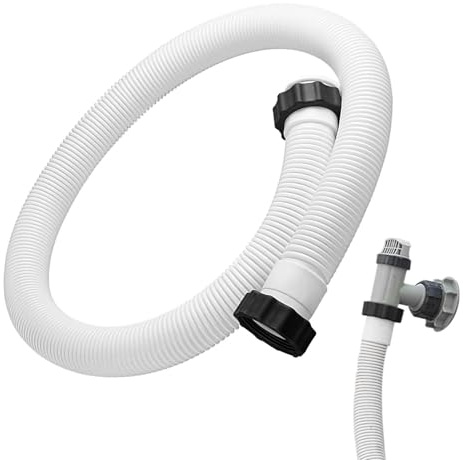 Tubo para bomba de piscina enterrada, tubo de repuesto de 150 cm para piscina enterrada, accesorios de bienestar flexibles para circulación de agua, jardín, hidromasaje, patio o terraza