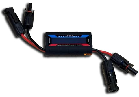 LCD Solarmessgerät Stromzähler Wattmeter für Balkonkraftwerk Solarpanel und Photovoltaik Solarmodule (0% MwSt. UstG §12 Abs 3)