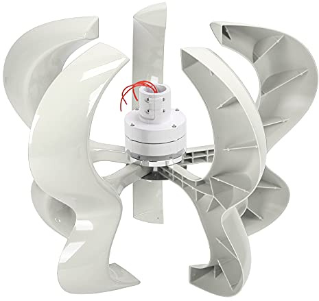 AKLOSIPY Kit Eolico DTHL600W 12V con 5 Pale e di Montaggio su Telaio - Generatore Efficiente per Soluzioni di Energia Rinnovabile (48V)