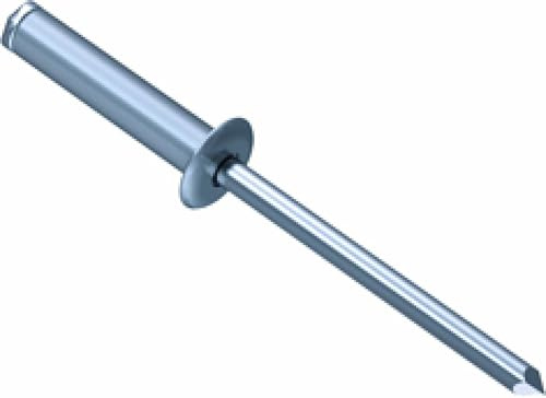 ISO15977 GESIPA Blindniete Mini-Pack 3.0X 8 Aluminium/Stahldorn Flachkopf