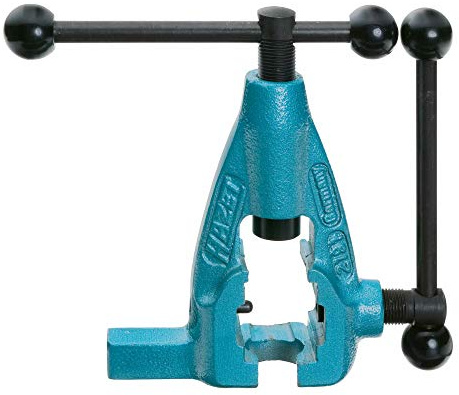 HAZET Grundgerät 2191, 4,75 – 10 mm, Aufnahme der Spannbacke 2191-1 | Ø min 4.75 mm, Ø max 10 mm, 927 g, 4,75 – 10 mm, Antrieb 640240 Bremsendienst,, Aufnahme der Spannbacke 2191-1
