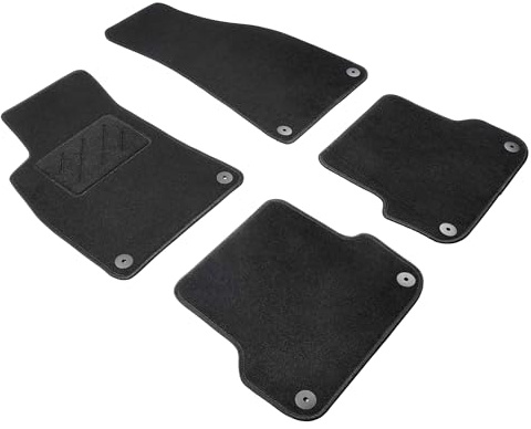 WALSER Comfort Auto Teppiche für Audi A4 B6/B6 Avant 2000-2005, Audi A4 B7/B7 Avant 2004-2008, 100% passgenaue Auto Fußmatten Made in Europe, Fußmatte Auto, Autoteppich Auto, Fussmatten