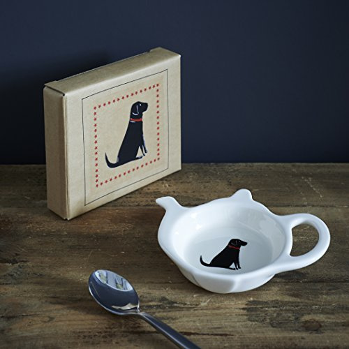 Sweet William Teabag Dish, Teapot Shape,  Labrador