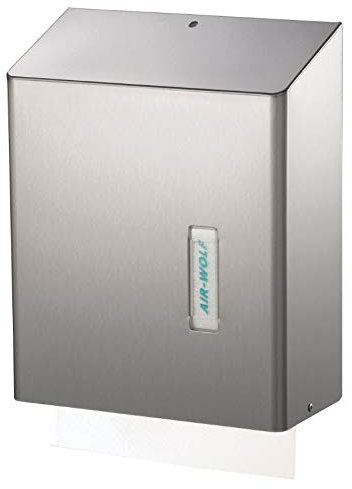 Papierhandtuchspender Omega Edelstahl für 500 Tücher Für Interfold-Falzung