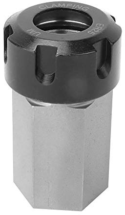 Taidda Block Chuck Collet Holder, ER25 Collet Block Chuck Collet Holder for Lathe Engraving Machine 2#