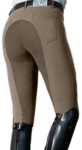babao Women's Equine Riding Tights,Horse Riding Ladies Stretchy Jodhpurs