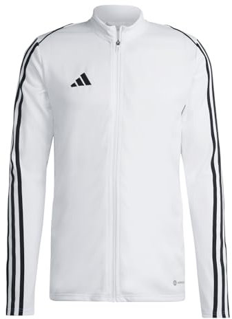 adidas Mens Tracksuit Jacket Tiro 23 League Training Track Top, White, HS3501, 2XL