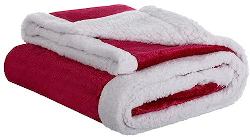 Brandsseller Baby Flanell/Sherpa Kuscheldecke 100 x 150 cm Schmusedecke Kinderdecke