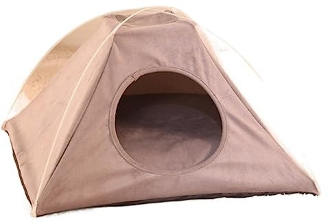 Hundebett Katzenbett Haustierbett Wasserdichtes Haustierzelt Outdoor Indoor Faltbares Zelt Haus Hund Katze Spielbett Matte Tragbares Faltbares Zwingerbett Hundesofa Hundekorb ( Color : A , Size : 50*5