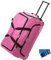 Spear Trolley Reisetasche groß XXL Koffer 85 Liter, 68 cm Tasche Schultergurt Reisegepäck Rolltasche Damen Herren Gepäck Reise Trolly 910 + Koffergurt (Soft Rosa NEU (Rosa))