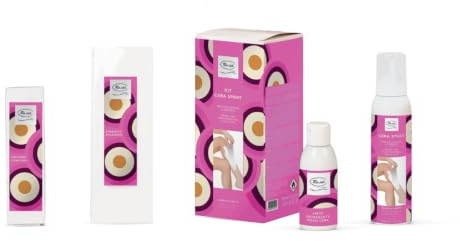 RO.IAL KIT BUBBLE WAX CERA SPRAY A FREDDO BURRO DI KARITE'