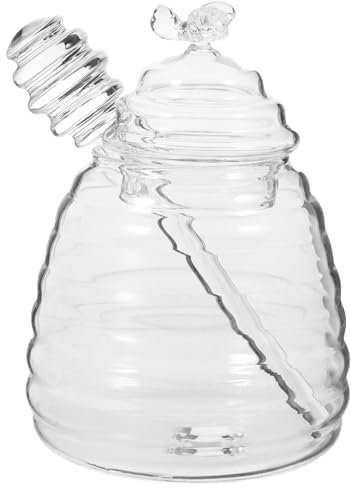 IMIKEYA Terrarien 1 Satz Honigtopf Geschenk Glas Kristall Niedlich Glasbehälter Wiederverwendbar