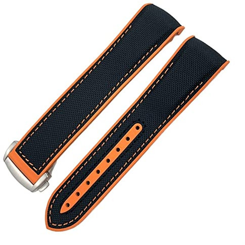 NRYCR Uhrenarmband für Omega Seamaster 300 AT150 Speedmaster 8900 PlanetOcean Seiko Lederarmband, 19 mm, 20 mm, 21 mm, 22 mm, 21 mm, Achat