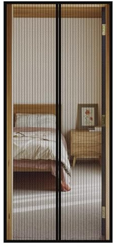 Fliegengitter Tür Magnet, Fliegengitter BalkontüR, Magnet Fliegengitter, Insektenschutz Fliegenvorhang, Automatisch Geschlossen, ohne Bohren Vorhang für Balkontür Schiebetür Terrassentür (100x210cm)