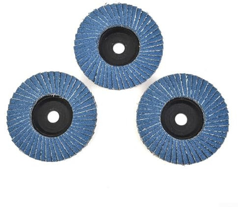 Premium 3 Inch Wood Cutting Flap Discs, Grinding Wheels for Angle Grinder Pack of 3