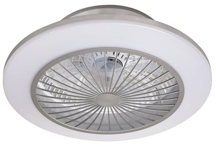 Lindby LED Deckenventilator mit Licht und Fernbedienung leise (Ø 55 cm), 2in1: Ventilator Lampe dimmbar 3 Geschwindigkeiten CCT Farbwechsel