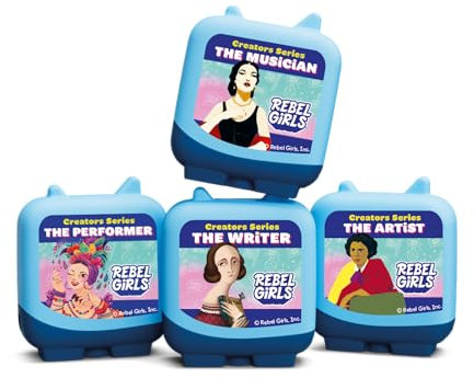 tonies Rebel Girls: Creators Series Audio Clever Pocket Tonie Set, for use with Toniebox