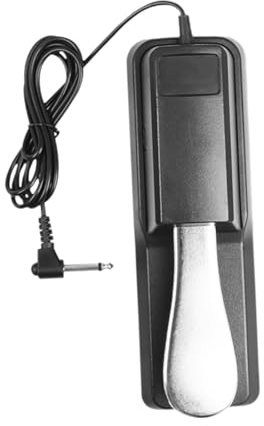 Dickly Sustain Pedal Keyboard Piano Pedal Universal Sturdy Professional 1/4(6.35 mm) Jack for Digital Pianos Synthesizers Keyboard