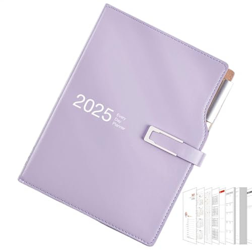 Akademischer Terminplaner 2025, Kalender 2025 Tagesplaner Hardcover A6 Tag Pro Seite Tagesplaner 2025 Tageskalender A6 1 Tag 1 Seite Tagesplaner Mit Festem Einband