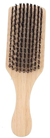 BESTYASH Bartshampoo-bürste Mit Großen Wildschweinborsten Für Bartpflegeset Bartkammbürste Aus Holz Für Styling-tool Für Männer Bartpinsel Für Pflege Von Schnurrbart Und