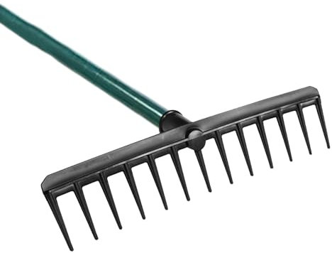 Rastrello Da Golf | Attrezzo Per Livellare Il Prato | Attrezzo Da Giardinaggio Resistente Con Livellatore Da Campo Golf Per Cortile, Giardino, Ghiaia E Terreni Erbosi