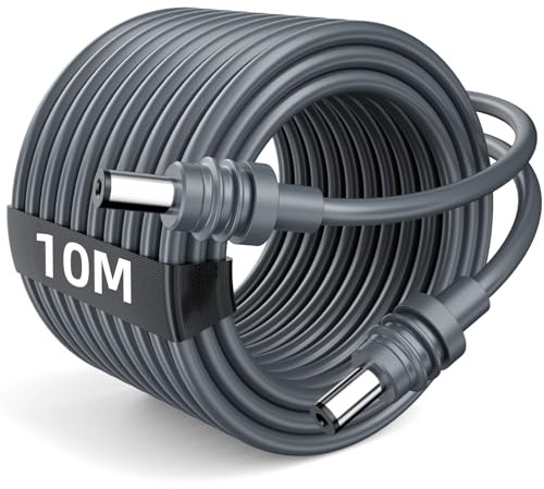 daboot Starlink - Cable de alimentación mini CC a CC de 16 AWG, cable de carga impermeable para exteriores, para antena parabólica Starlink Mini (10 m)
