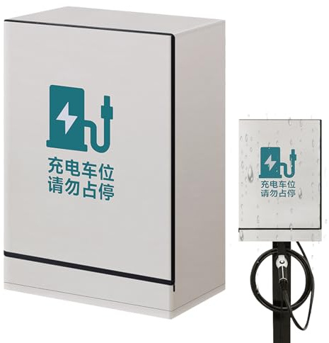 Copripioggia per Colonnina di Ricarica Veicoli Elettrici,Protezione Antipioggia Impermeabile Per Stazioni Ricarica Auto - Tessuto Protettivo Colonnare con Barriera UV per Garage e Esterni VE