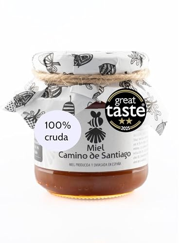 100% Miel Cruda Pura de Abeja - Artesana - España - Sin Procesar - No Pasteurizada - Antioxidante - Sin Filtrar - Alto Contenido en Sales Minerales (1000 gr, Flores) Cosecha Agosto 2026.