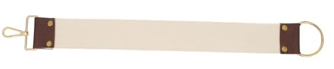 DECOMELODY Barber Canvas Strop Rasiermesser Schärfband aus Langlebigem Segeltuch Doppellagig Robustes Abziehleder für Präzises Schärfen von Rasiermessern und Messern für Profi barber und