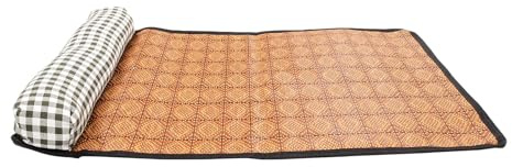 QUMIIRITY Kühlmatte Haustier Eisseide Katzenmatte mit Kissen 55x40cm Waschbar Sommerkühlmatte für Katzen und Kleine Hunde bis 5,5 Kg Haustierbedarf