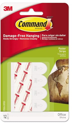 Command Poster Hanging Strips, Small 4848CT SM