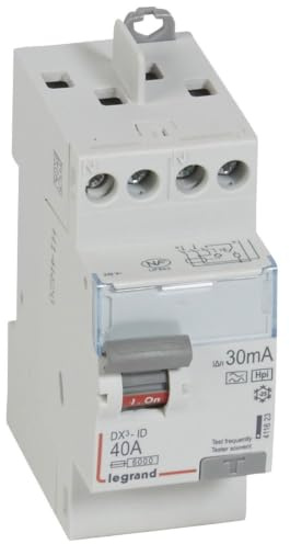 Interrupteur différentiel 2P 230V~ 40A type F 30mA - 2 modules