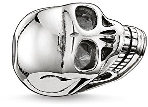 THOMAS SABO Bead Totenkopf Klein 925er Sterlingsilber, Geschwärzt