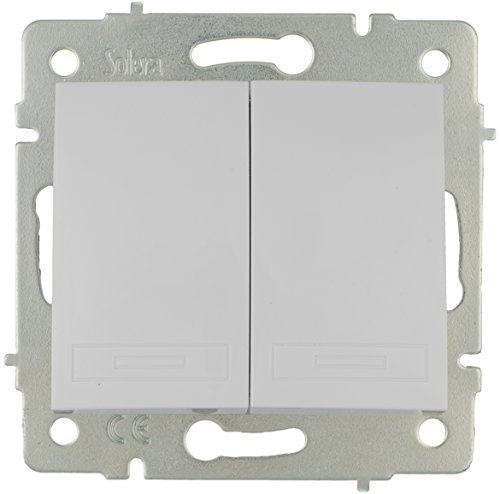 Solera ERP12QC Doble Conmutador, 250 V, Blanco