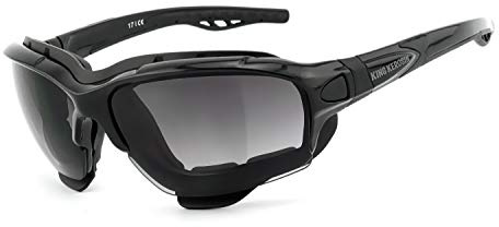 King Kerosin KK195 Sonnenbrille (Black,One Size)