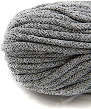 nts Nähtechnik 6mm 50m Baumwollkordel Kordel Seil in vielen Farben (grau)