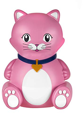 Maclean PR-816 Inhalator Inhaliergerät Set für Kinder und Erwachsene Vernebler Inhalation (Katze)