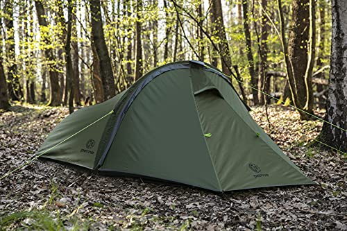 peme Kuppelzelt Forest, Campingzelt für 2 Personen, 4000mm wasserdichtes Familienzelt, leichtes Campingzelt, Outdoor Zelt für Trekking, Camping und Wandern, Festivalzelt mit 2 Eingängen