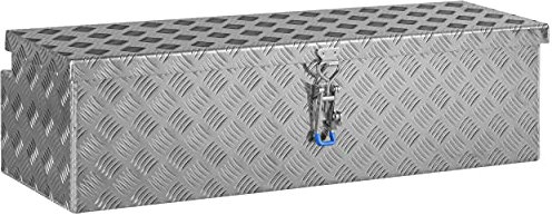 Deichselbox Staukasten Staubox Werkzeugkasten Truckbox aus Aluminium Riffelblech B 915 x H 250 x T 300 mm Made in Germany LKW Expeditionsfahrzeug Wohnmobil Anhänger ohne Befestigungsmaterial