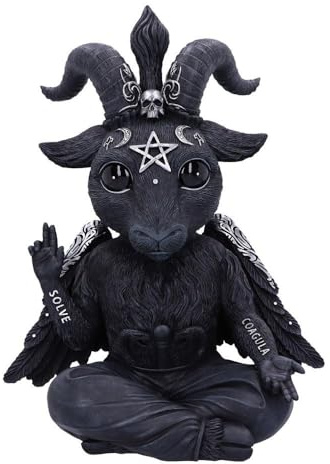 Nemesis Now Cult Cuties Baphoboo Baphoboo 30 cm (groß), Harz, schwarz, Cult Cuties Baby Baphomet Figur, perfekt für Jede makabre Sammlung, gegossen in feinstem Harz, fachmännisch handbemalt