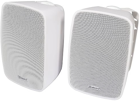 Adastra | Active Stereo Speaker Set Complete with Mounting Brackets, Power Supply & Speaker Cable