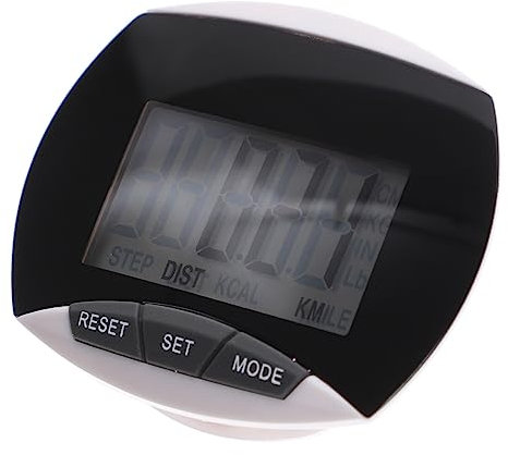 BESPORTBLE Multifunktionaler Digitaler Schrittzähler Mit Clip Tragbar Leicht LCD Display Für Fitness Und Sport Einfach Zu Bedienen Ohne App Für Gehen Und Laufen