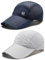 AYPOW Baselball Cap Herren Damen, 2 Pack Atmungsaktiv Mesh Sports Basecap, Sommer Lauf Cap Verstellbar Leichte Schnelltrocknend Sonnenschutz Kappe Unisex fur Running Golf Tennis Outdoor UV-Schutz Cap