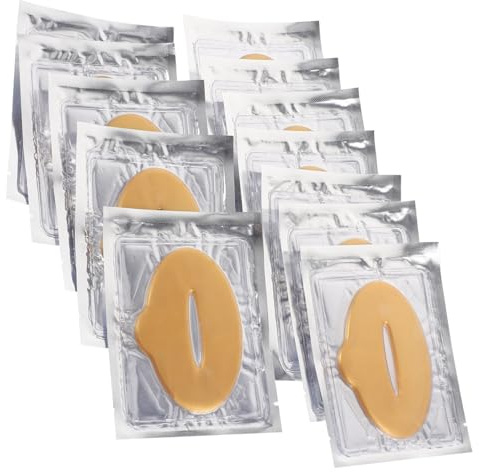 SHERCHPRY Maschere Idratanti le Labbra 25 Pezzi Fibre Vegetali, Esfoliante e Nutriente, per Uso Quotidiano a Casa, per Mantenere le Labbra Morbide e Rinnovate