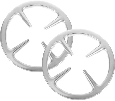 GALPADA 2 pièces Support de Casserole Support Antidérapant pour Cuisinière à Gaz Accessoire de Cuisine Durable et Portable Installation Facile sans Outils pour Cuisine Intérieure et