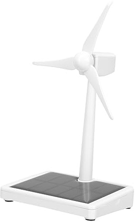 Kisangel Solar Windmühlenmodell Aus Kunststoff Für Kinder Selbstgemacht Wissenschaftsexperiment Tragbares Solar Windmühlenspielzeug Für Schulunterricht Und Physik