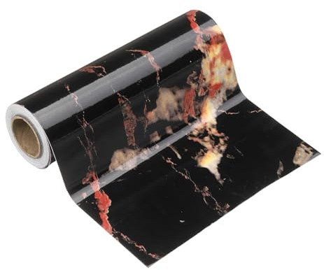 sourcing map Papel tapiz de grano de madera de 6 pulgadas x 16.4 pies, PVC, autoadhesivo, marco texturizado, impermeable, papel tapiz decorativo para pared, para suelo, puerta, mesa, gabinetes