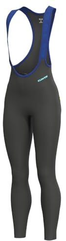 Alé Cycling K-Tour - Salopette da Ciclismo da Donna, Termiche, Invernali, con Finitura DWR, vestibilità ergonomica e Imbottitura Klima 8H, Ideali per Condizioni di Bagnato e Freddo